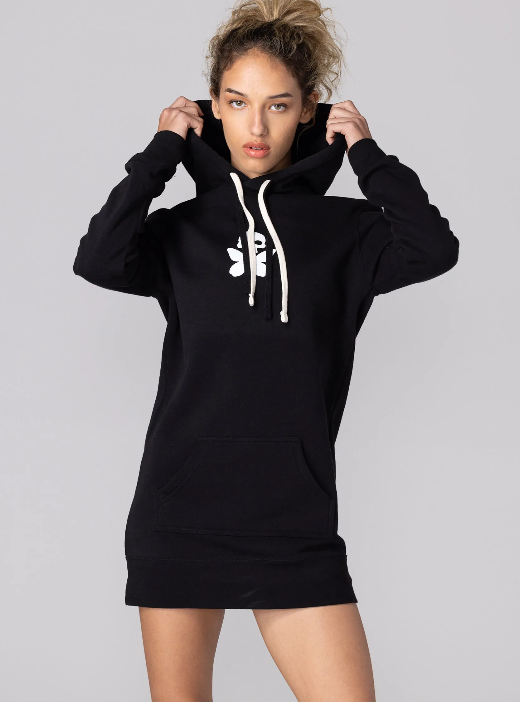 Tattoo Hoodie Sweatshirt Dress