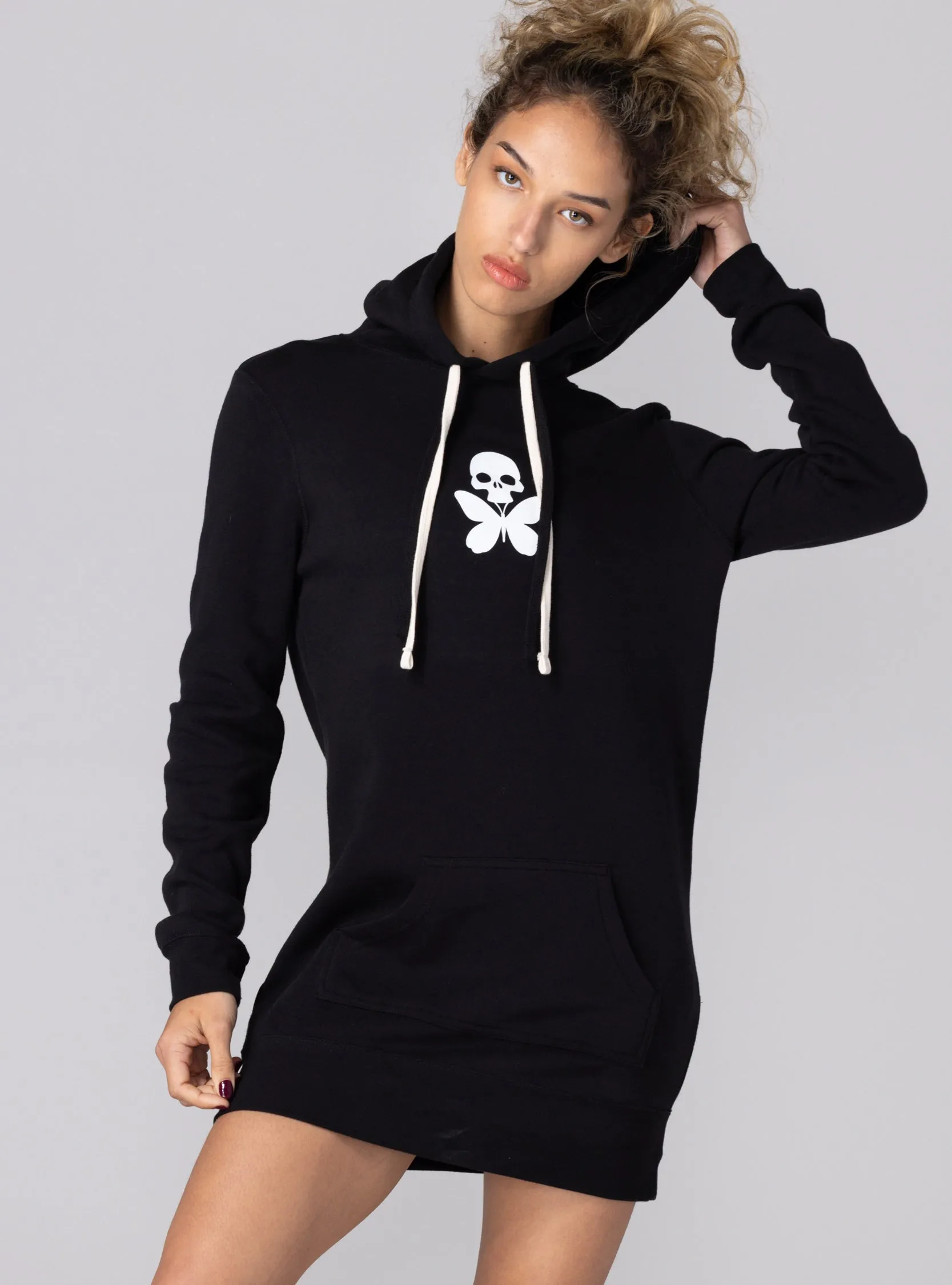 Tattoo Hoodie Sweatshirt Dress