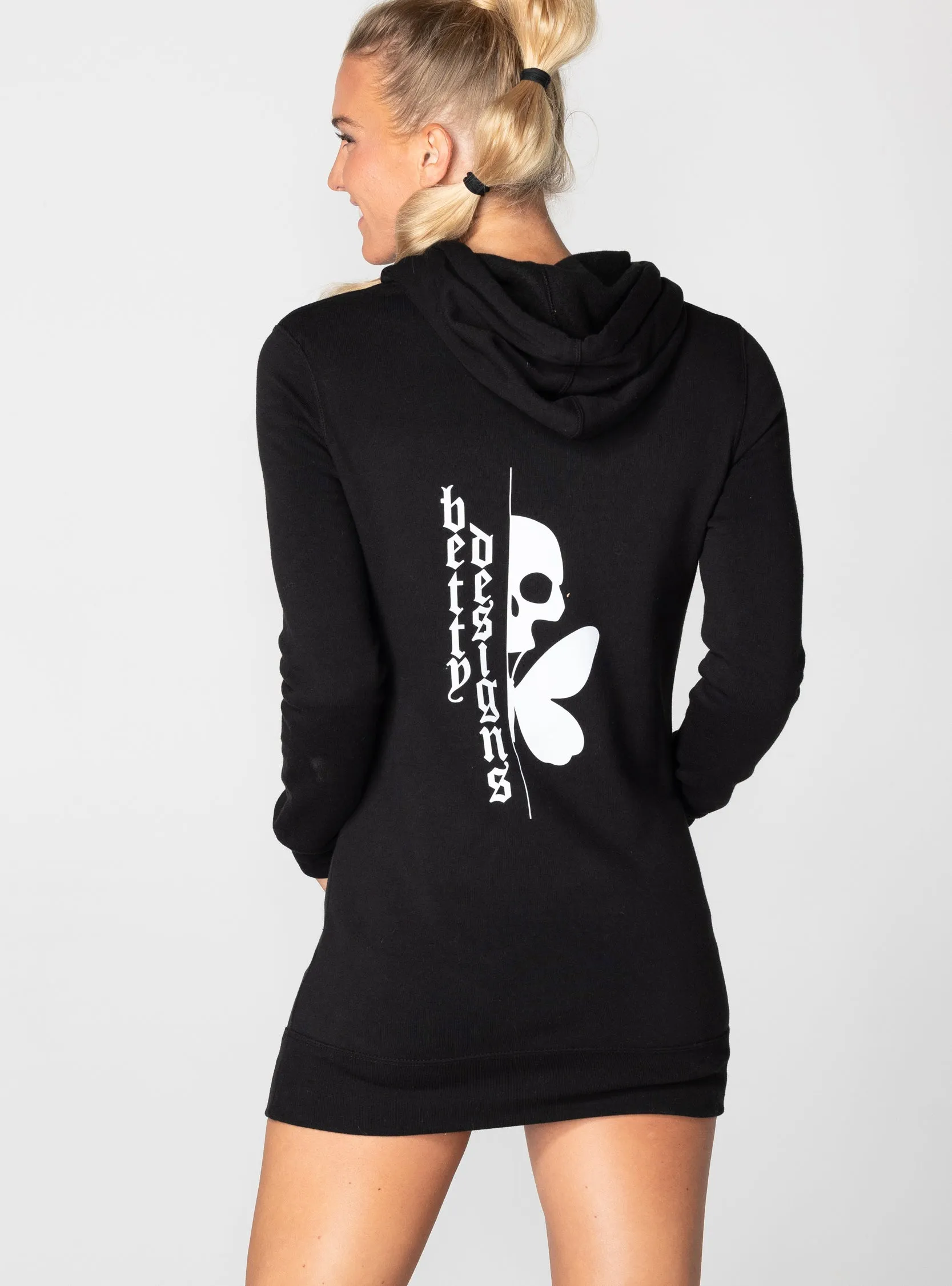 Tattoo Hoodie Sweatshirt Dress