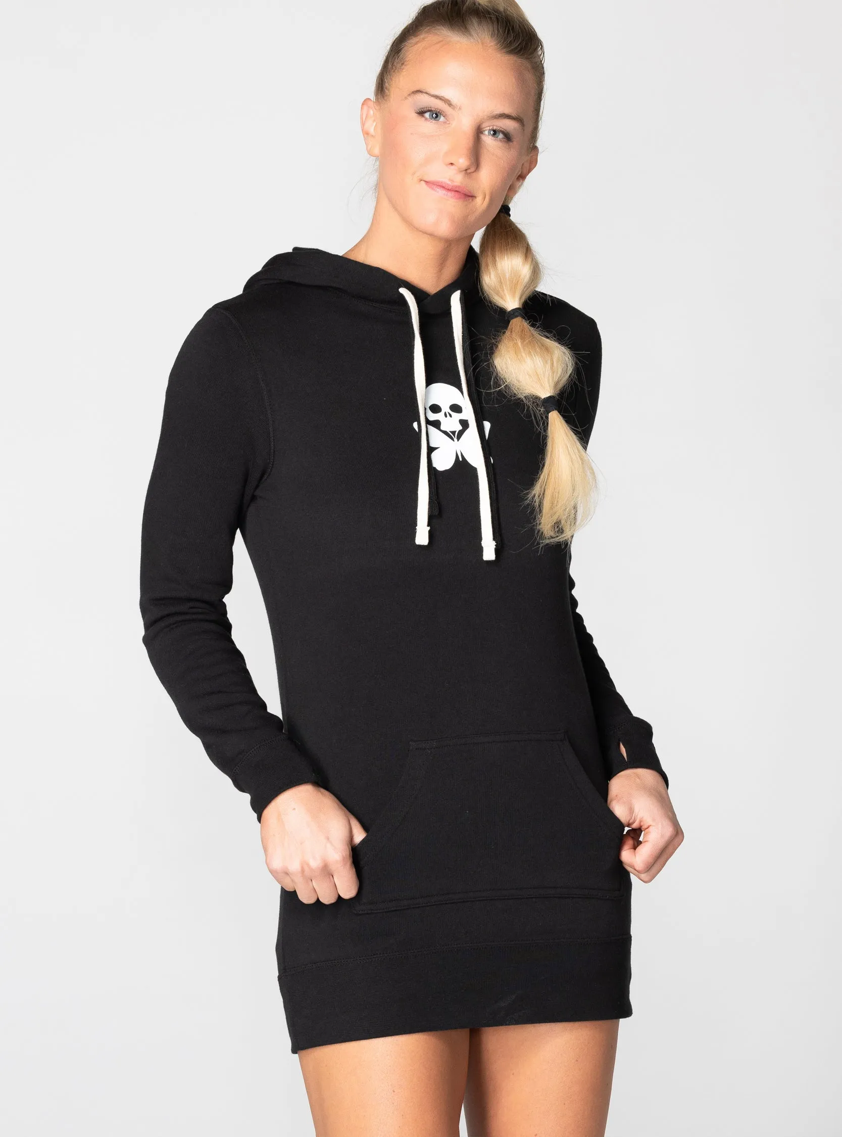 Tattoo Hoodie Sweatshirt Dress