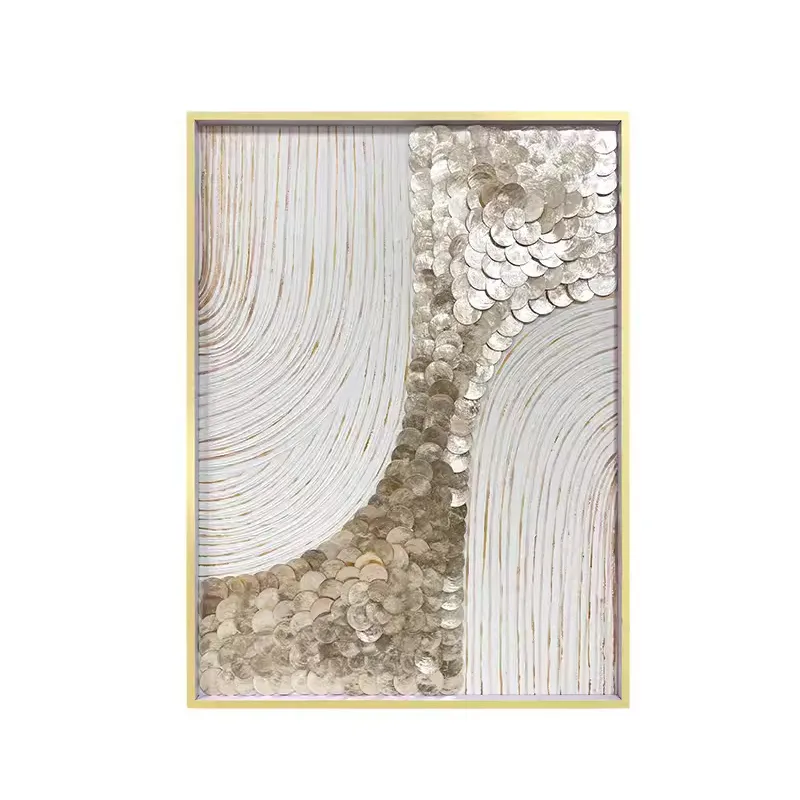 Textured Mother of Pearl Wall Art