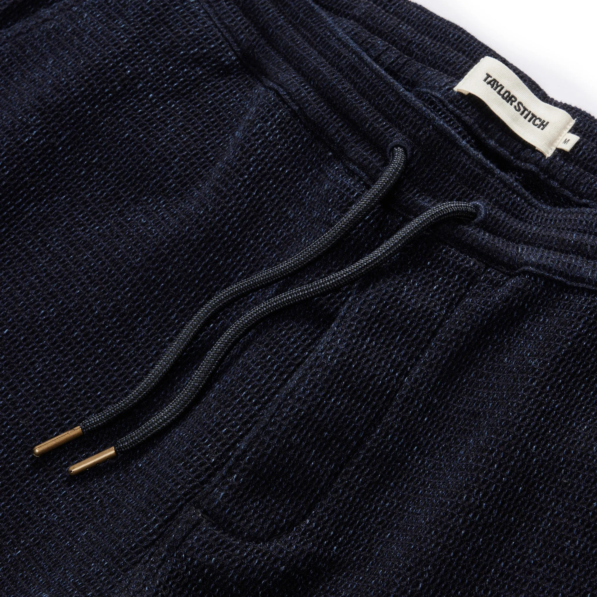 The Apres Short in Indigo Waffle