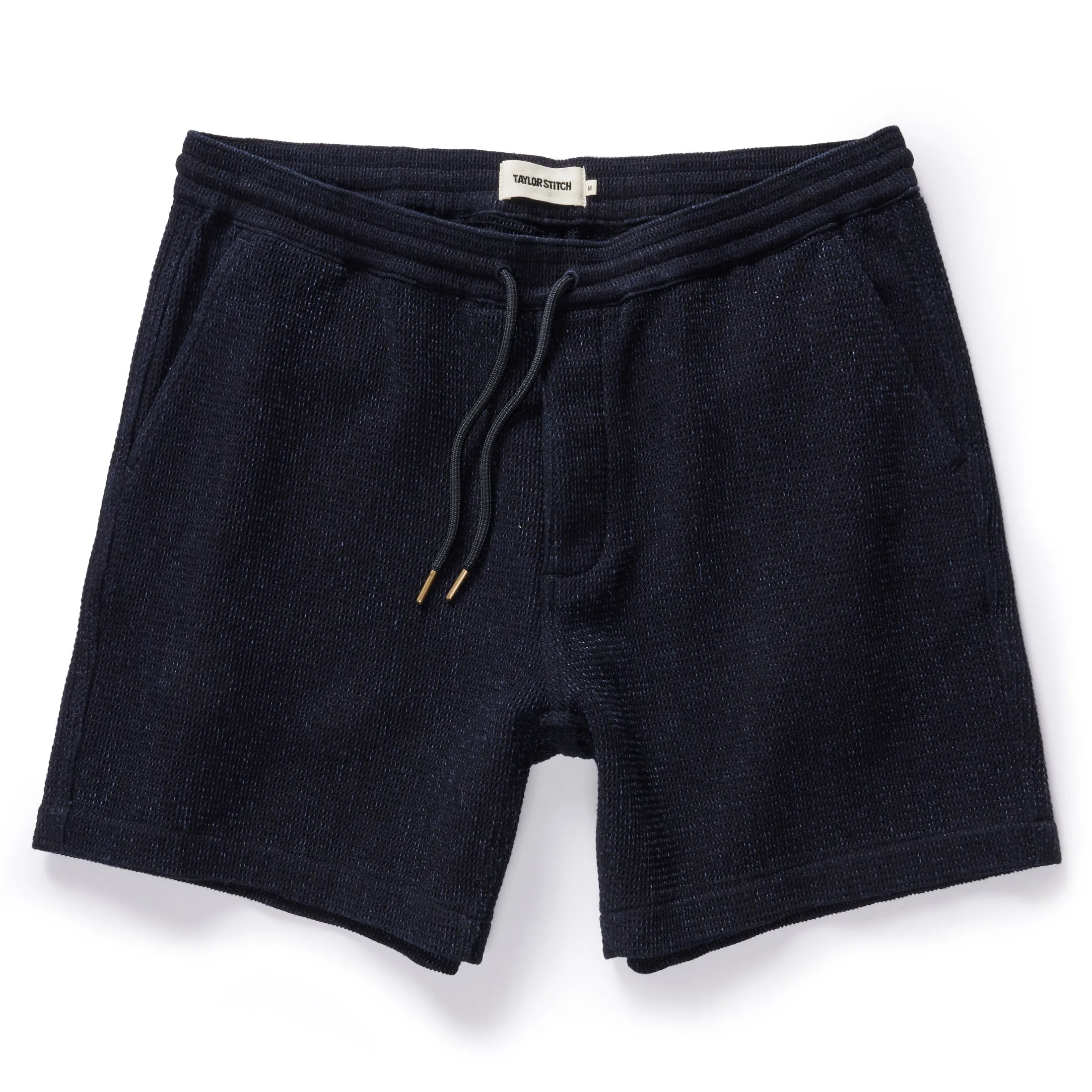 The Apres Short in Indigo Waffle