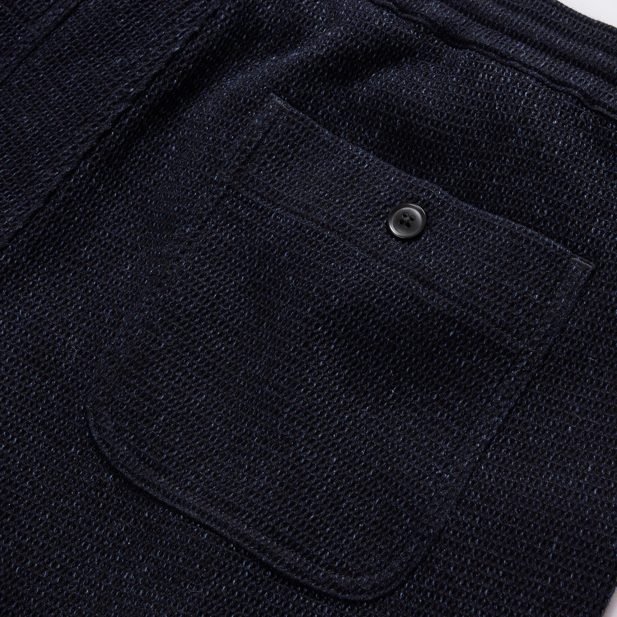 The Apres Short in Indigo Waffle