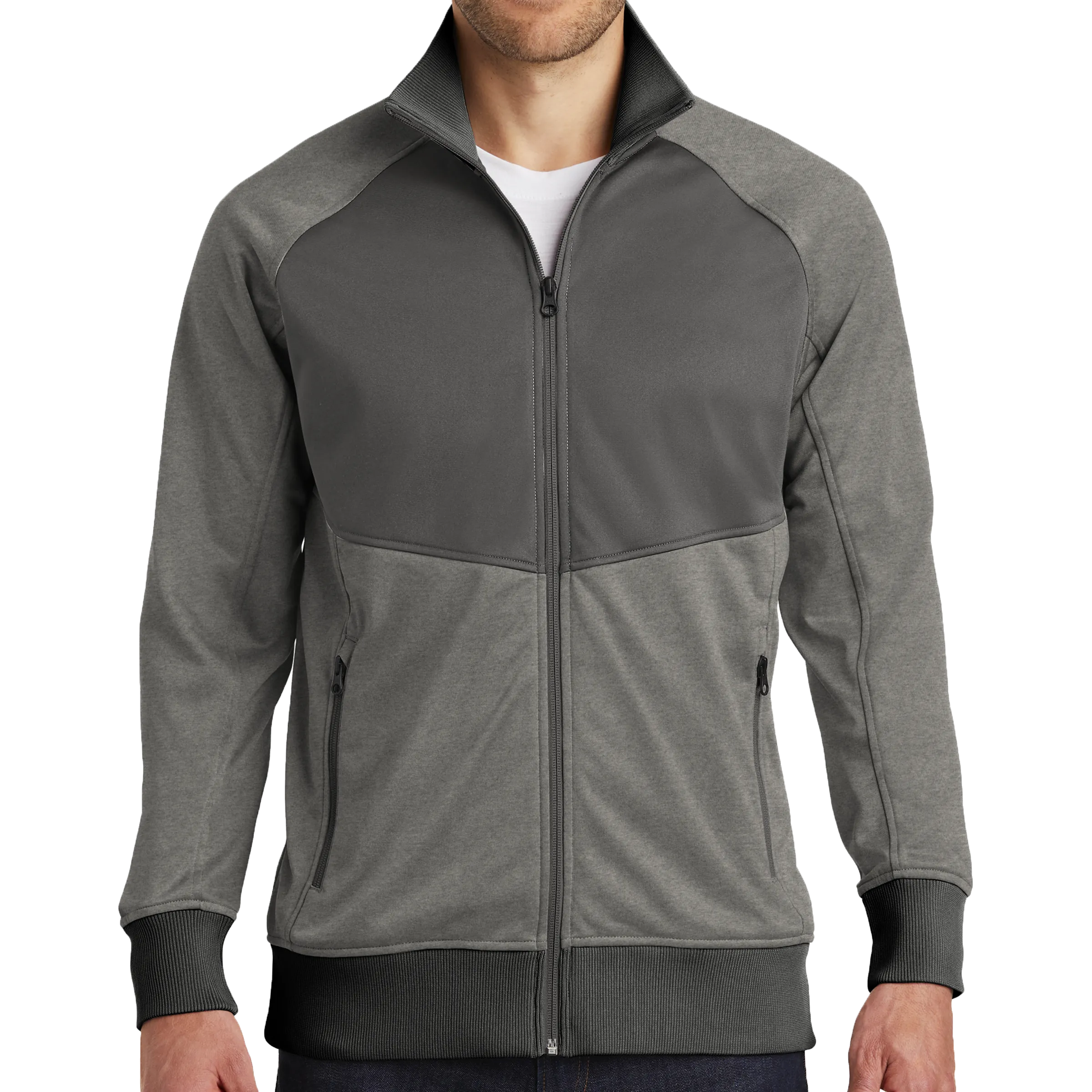 The North Face Tech Full-Zip Fleece Jacket - Pleather Mono Patch