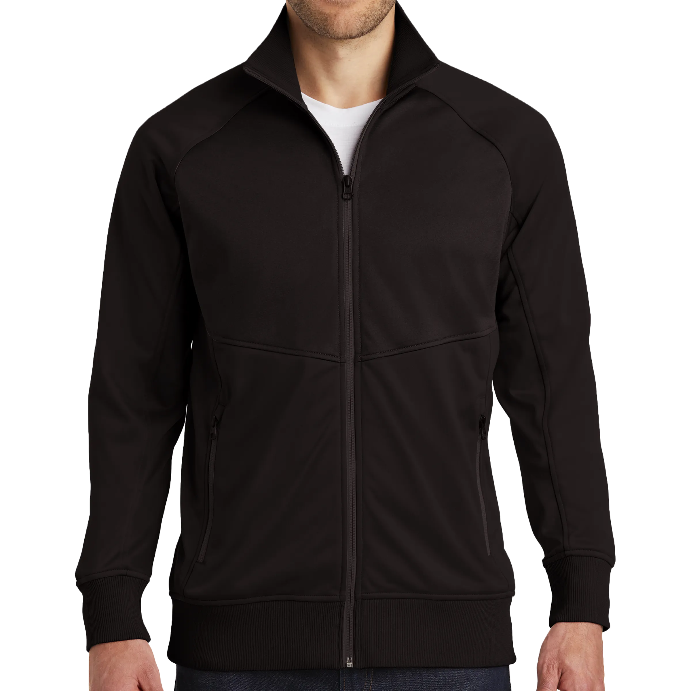 The North Face Tech Full-Zip Fleece Jacket - Pleather Mono Patch