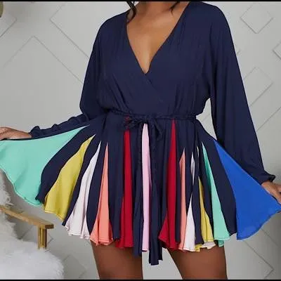 Twirl Multi-Color Dress (Restocked)