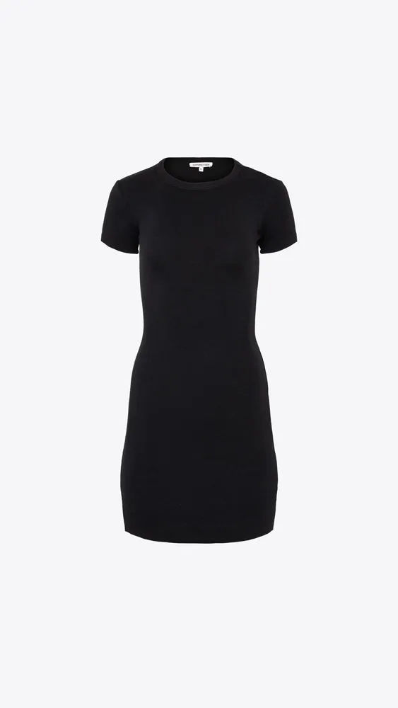 Verona Tee Mini Dress - Jet Black