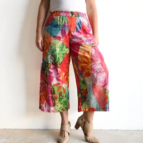 Wide Leg Summer Pant in Organic Cotton by Orientique - Jozani - 3618