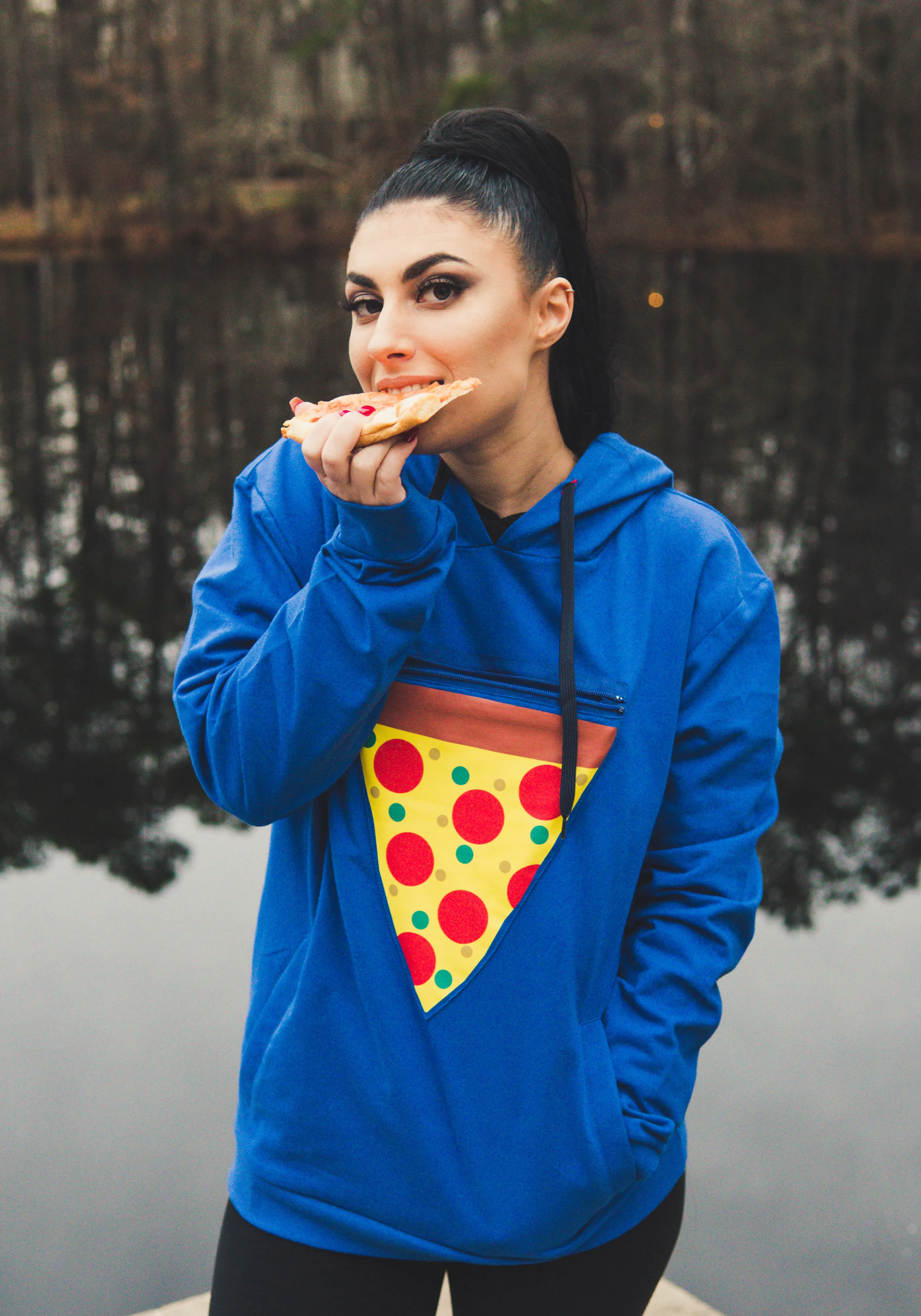 Women's Pizza Pocket Hoodie!