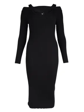 XIAO knitted dress - Black